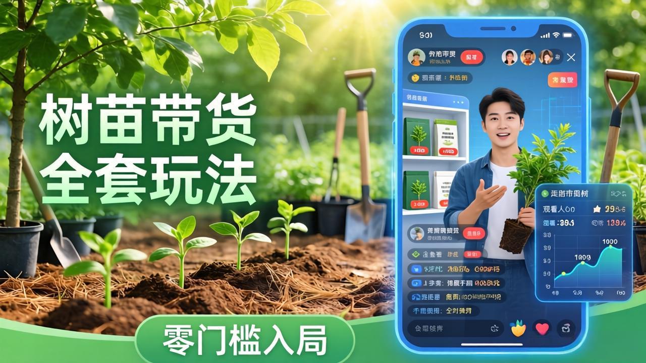 (17729期)视频号AI树苗带货全套玩法:零门槛入局,掌握豆包、千问等AI工具制作树苗视频的全套流程 (17729期)视频号AI树苗带货全套玩法:零门槛入局,掌握豆包、千问等AI工具制作树苗视频的全套流程