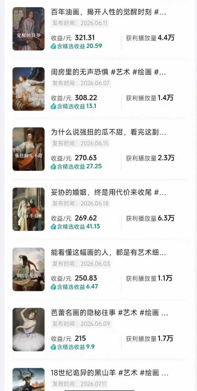（19527期）油画解说教学-398众筹来的技术：选题×对标×素材×文案×配音×剪辑×2天开精选×7天通9项权益