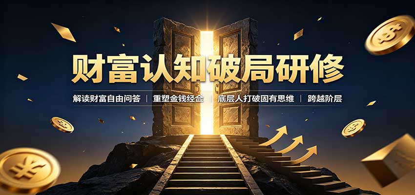 财富认知破局研修：解读"孙割"，重塑金钱观念，底层人打破固有思维跨越阶层
