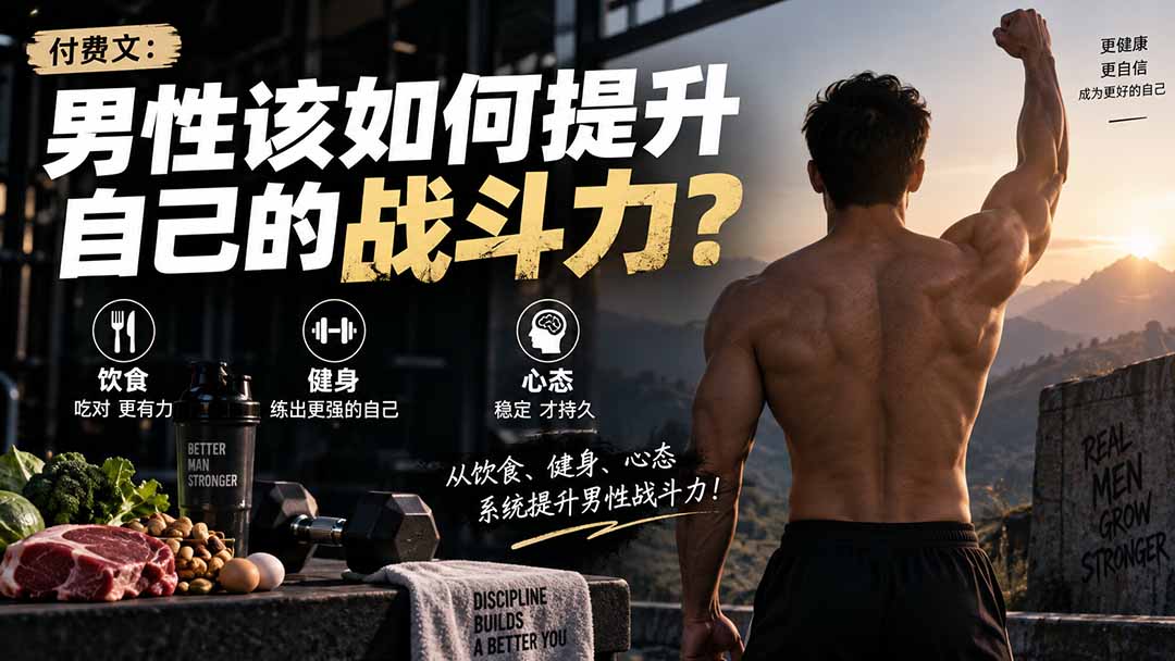 （20421期）付费文章：男性该如何提升自己的战斗力？